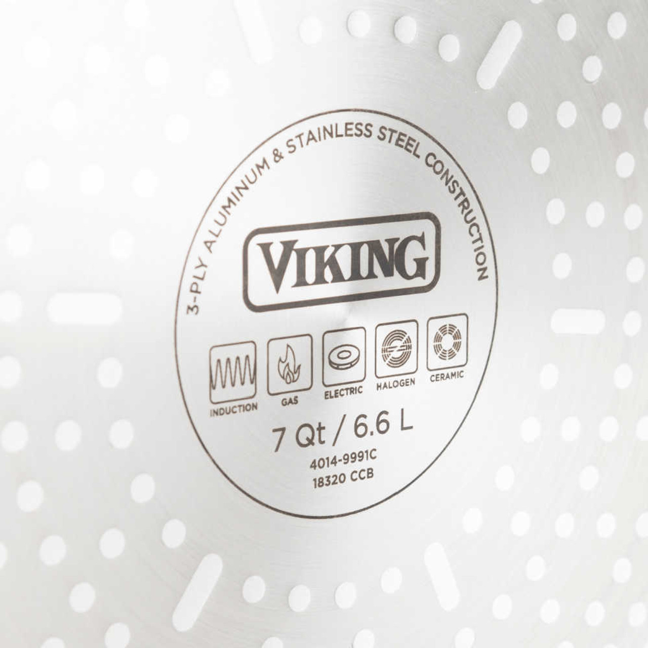 Viking 3Ply Black & Copper 5 qt. Dutch Oven - Black