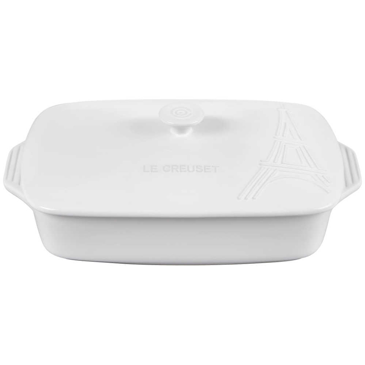 Le Creuset 9 Pie Dish Eiffel Tower Collection | White