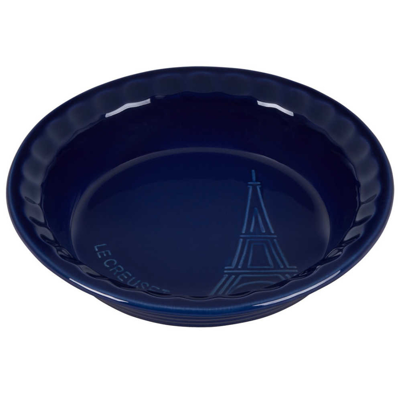 Le Creuset 9 Pie Dish Eiffel Tower Collection | White