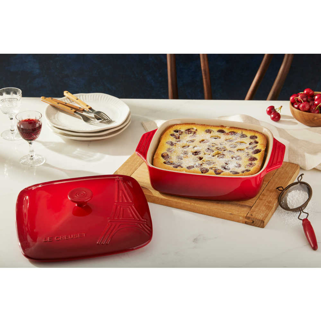 Le Creuset Eiffel Tower Collection Signature Square Casserole