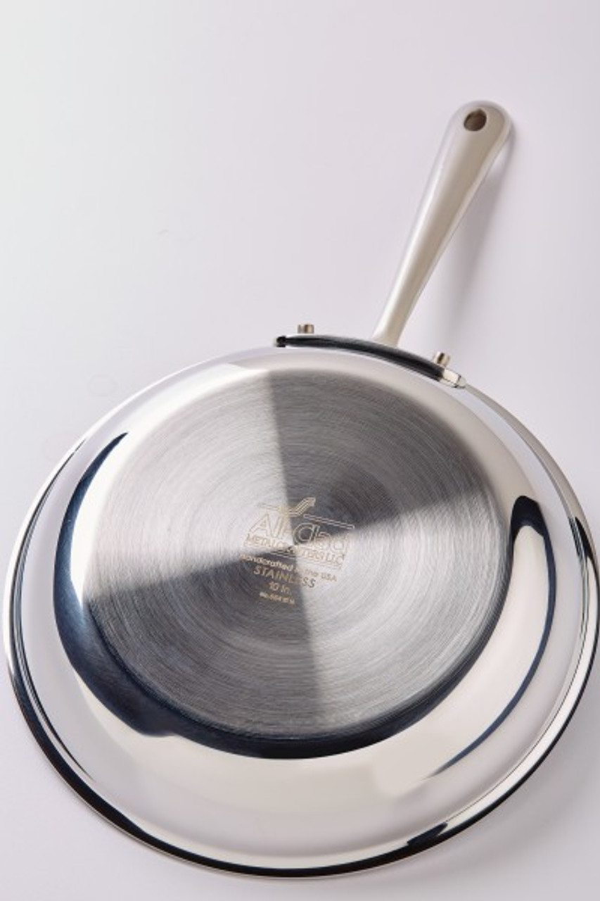 All-Clad D3 Stainless Steel Fry Pan With Lid