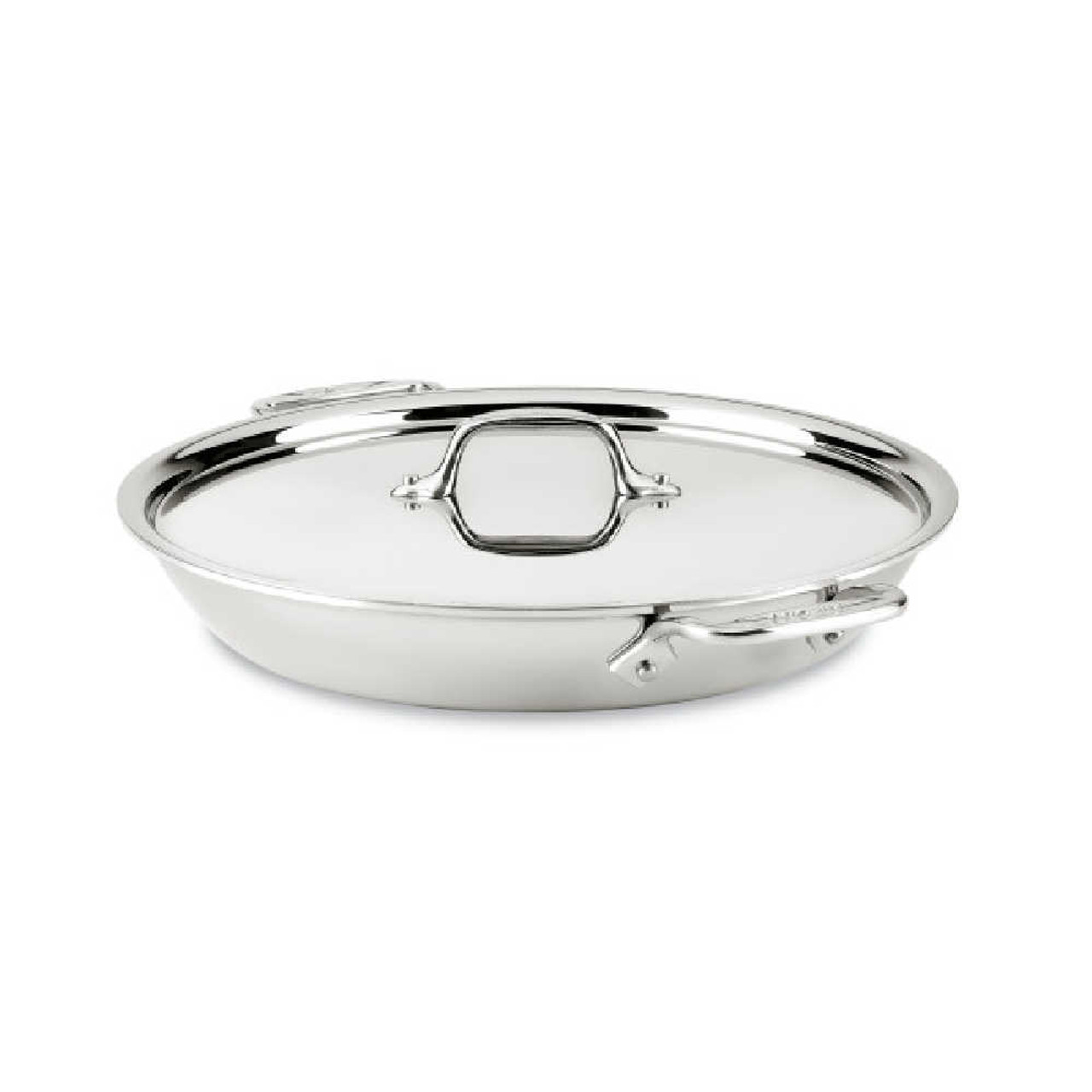 All-Clad d3 Stainless 4-Qt. Weeknight Pan with Lid + Reviews