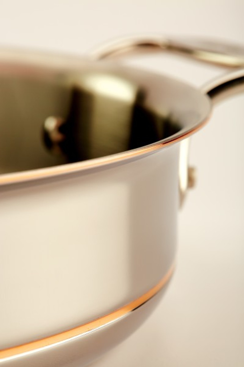 Copper Core 5-Ply 4 Quart Saucepan, 4 QT Pan