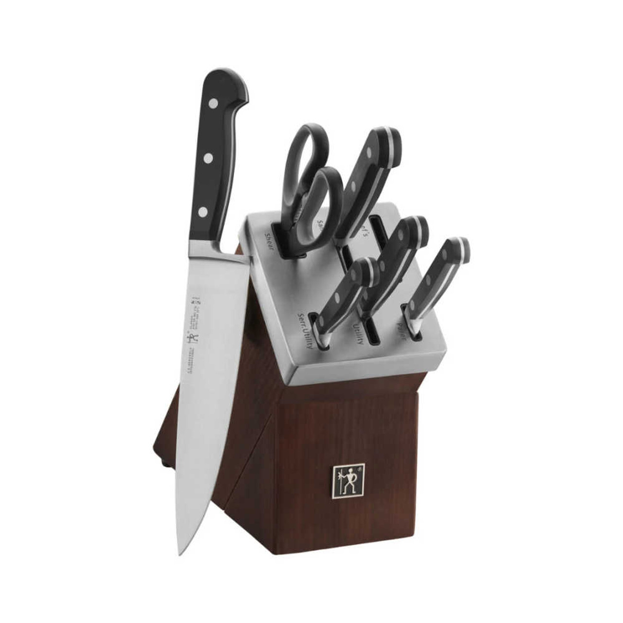 Zwilling JA Henckels 7-Piece Gourmet Self-Sharpening Knife Block