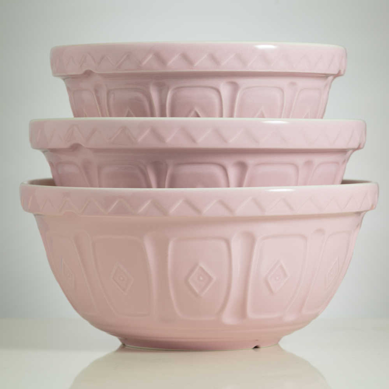 Mason Cash Color Mix Powder Pink Mixing Bowl Set