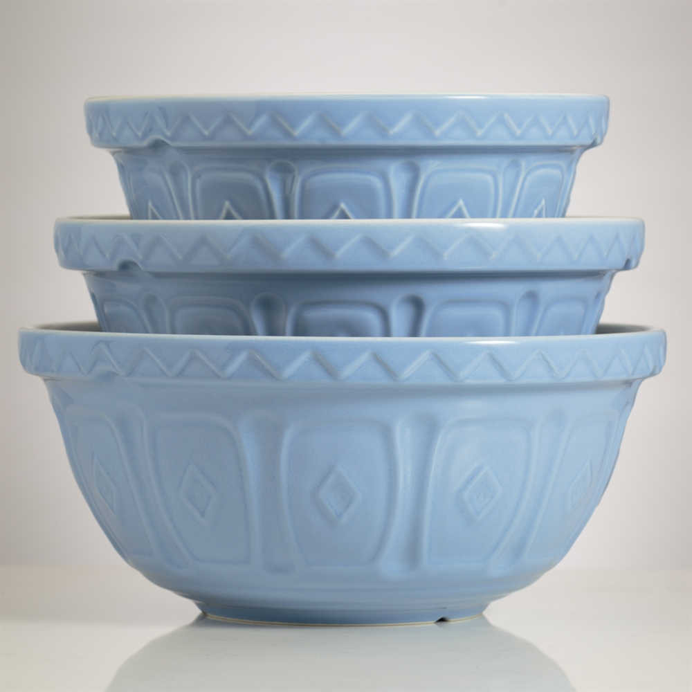 Mason Cash Color Mix Powder Blue Mixing Bowl Set - Thumbnail 3