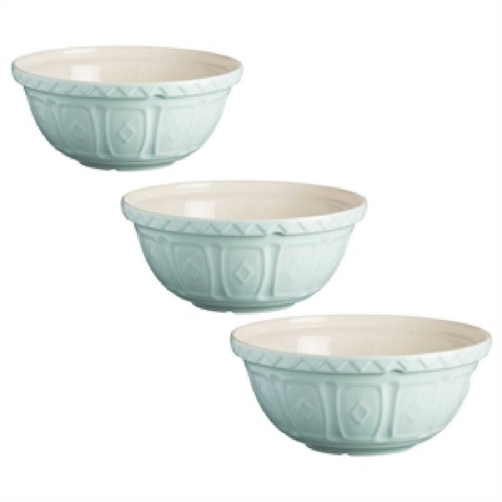 Mason Cash Color Mix Powder Blue Mixing Bowl Set - Thumbnail 4