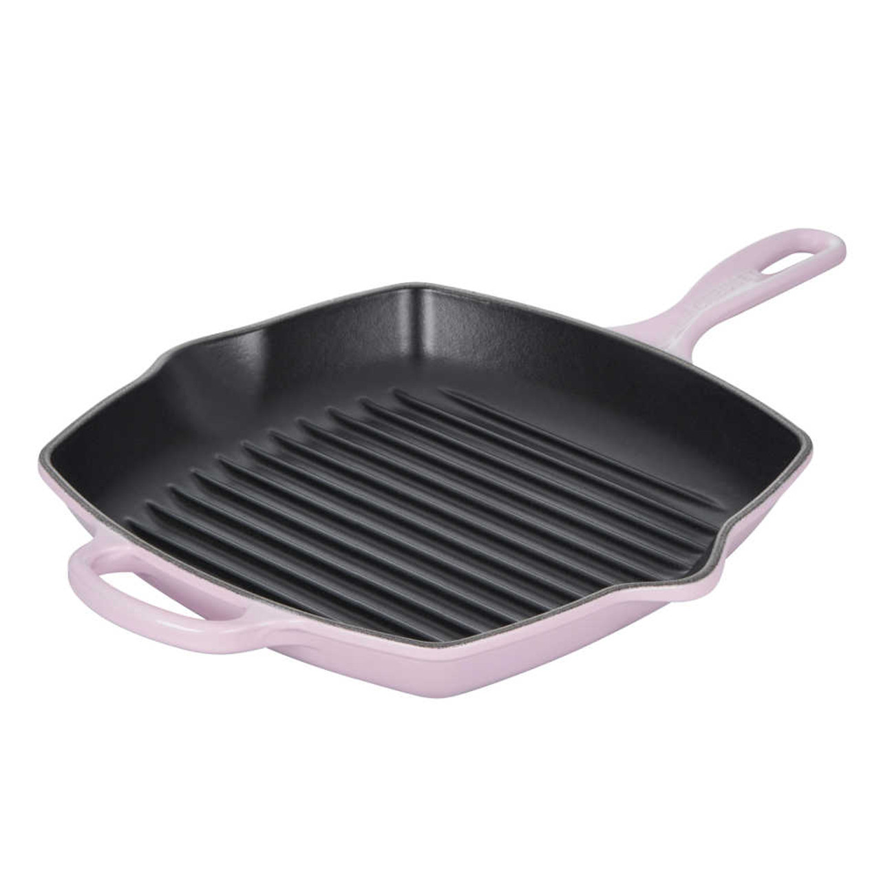 Le Creuset Cast Iron Signature Square Skillet Grill in Shallot