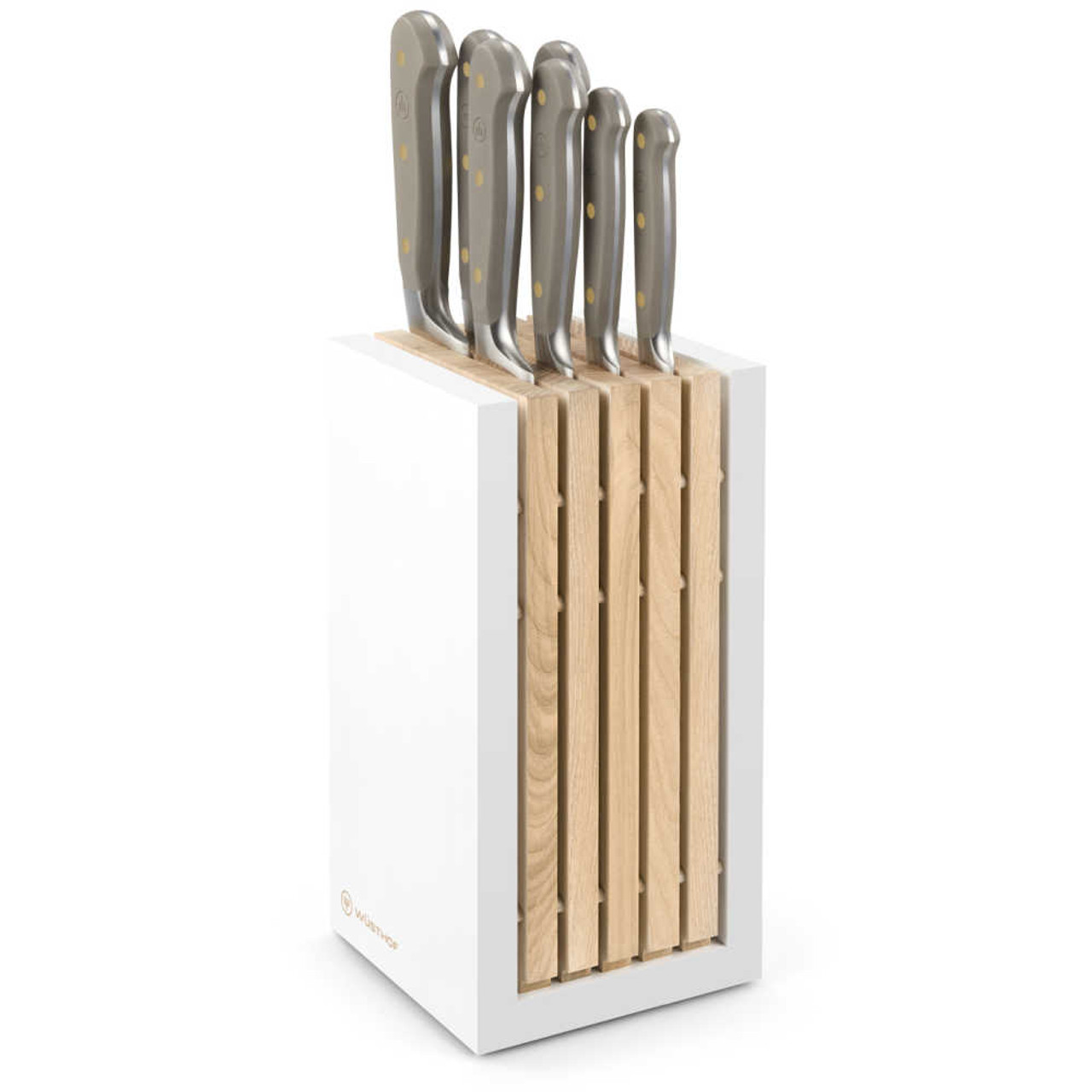 Deco Chef Gourmet 12 Piece Stainless Steel Knife Set & Storage Block - Full Tang