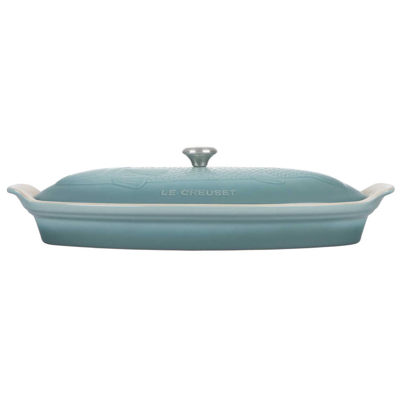 Our Fish Baker isn't just for baking. When the summer heat is too hot , Le  Creuset
