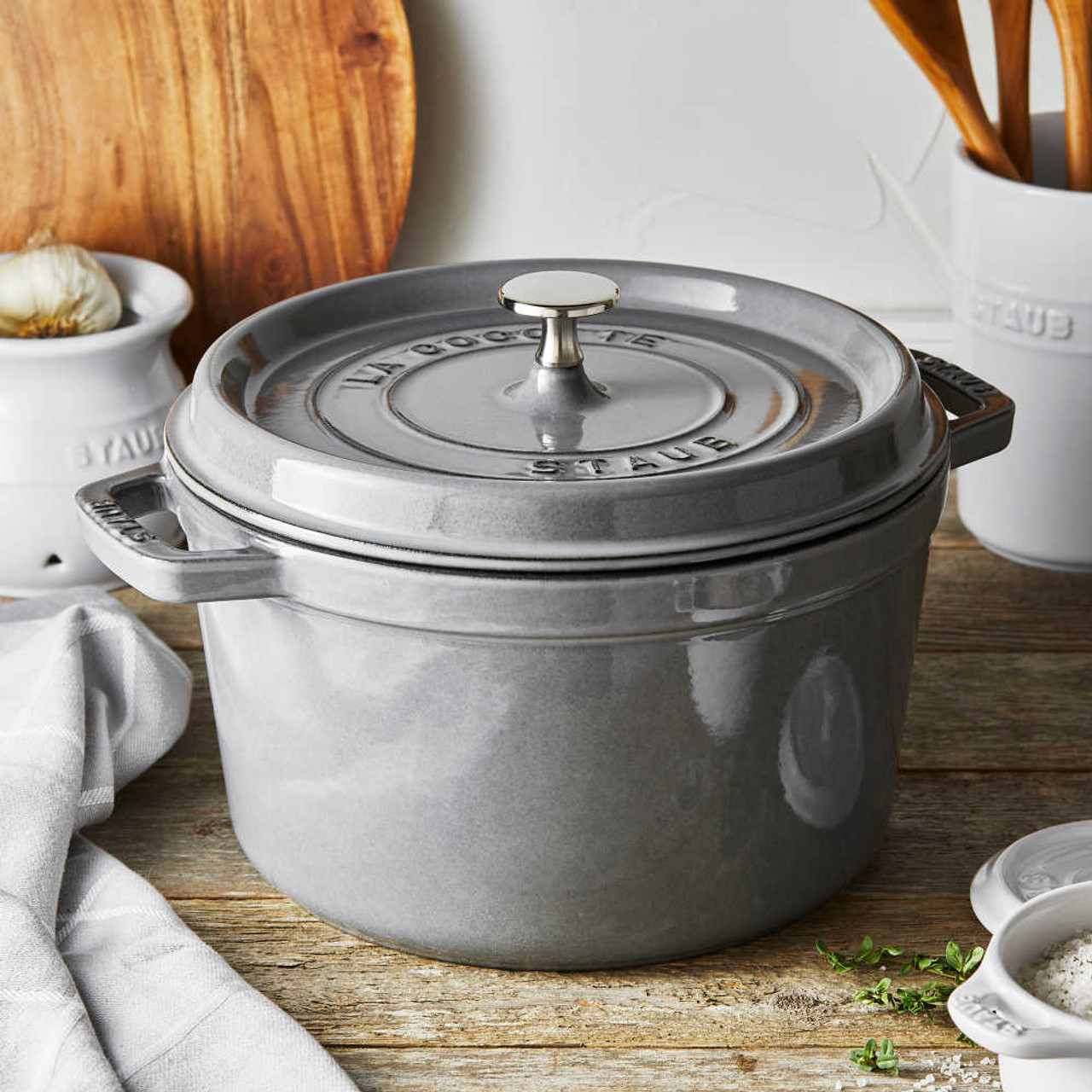 Staub Cocotte Tall 5 QT. Cherry - Spoons N Spice