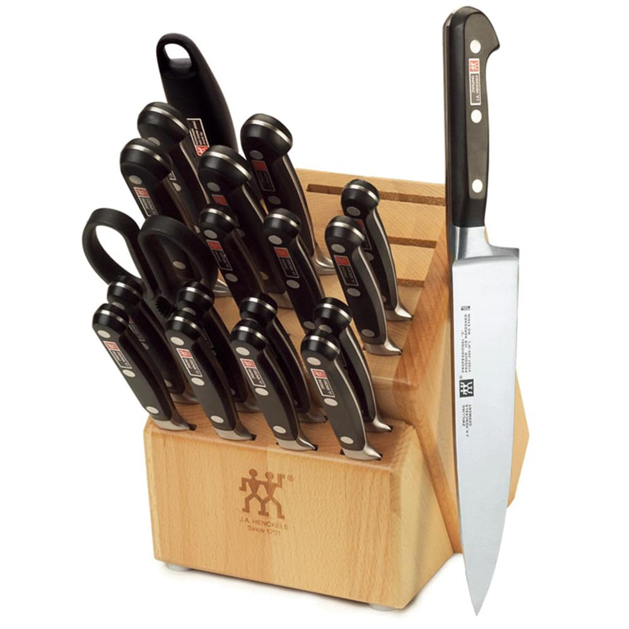 ZWILLING J.A. Henckels Pro 10-Piece Bamboo Block Knife Set + Reviews