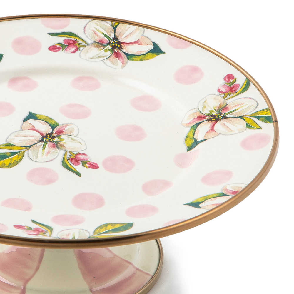 MacKenzie-Childs Wildflowers Pedestal Platter