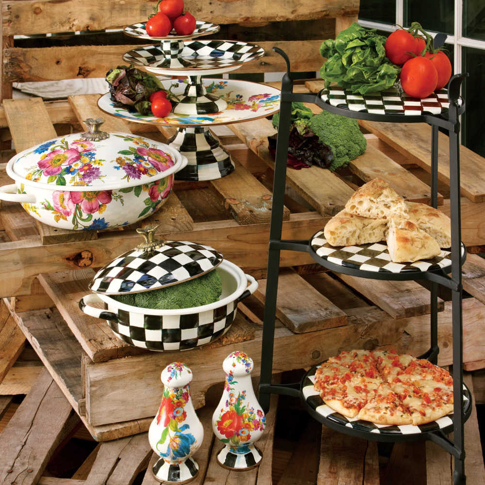 MacKenzie-Childs Courtly Check Casserole - Thumbnail 5