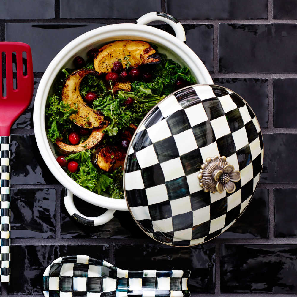 MacKenzie-Childs Courtly Check Casserole
