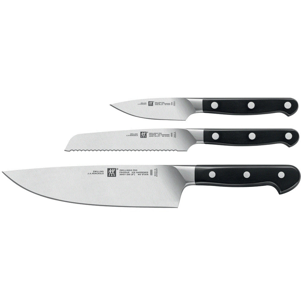 Zwilling Pro 3-Piece Starter Knife Set | Chefs Corner Store