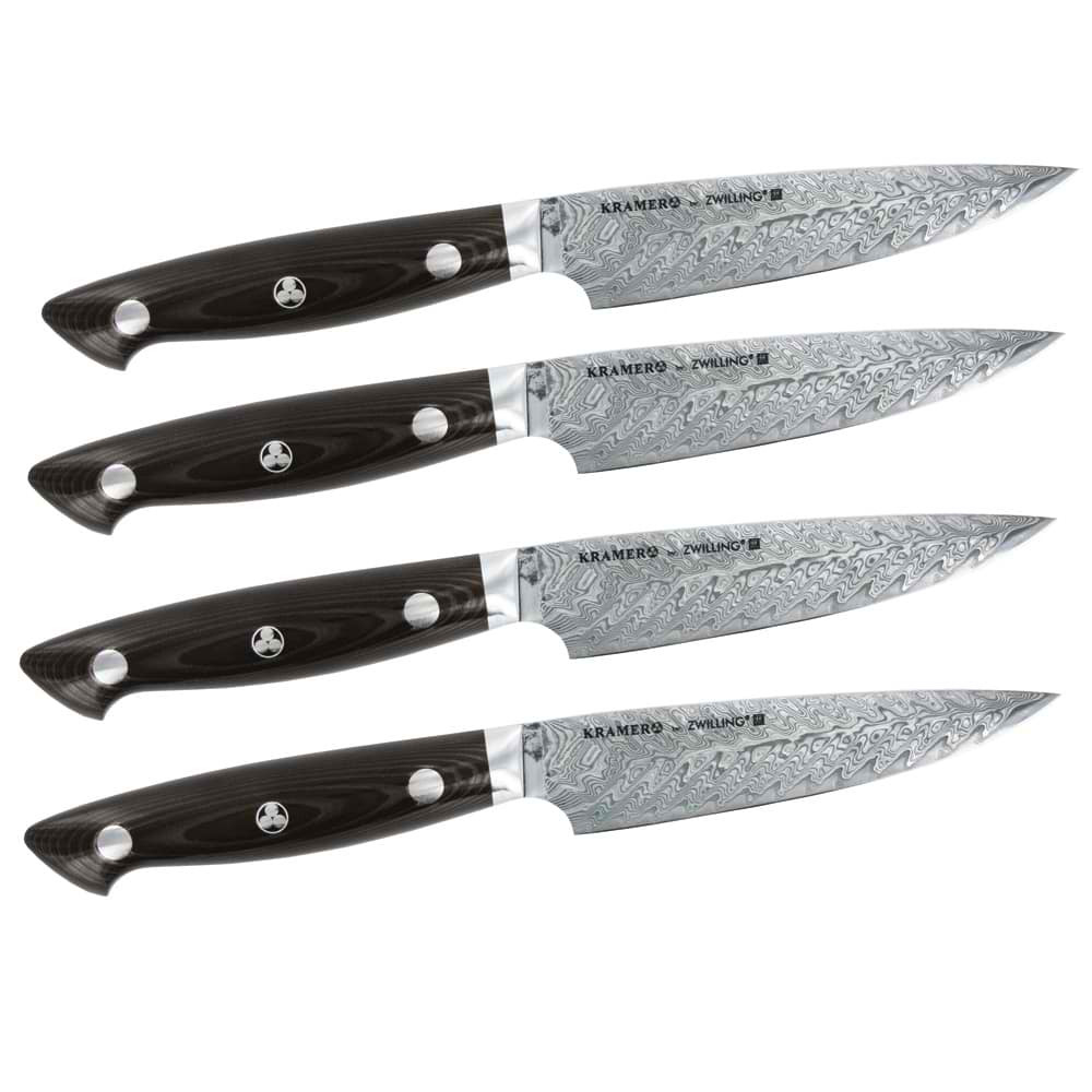 KRAMER by ZWILLING Damascus Stainless 4-piece Steak Set - Thumbnail 2