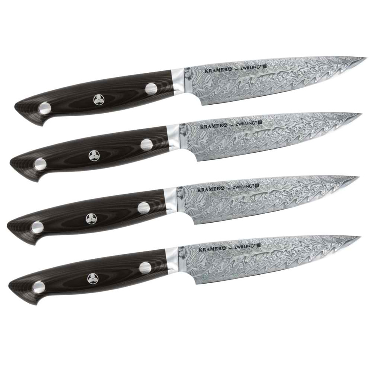 Stainless Damascus 7-Piece Block Set by Zwilling J.A. Henckels