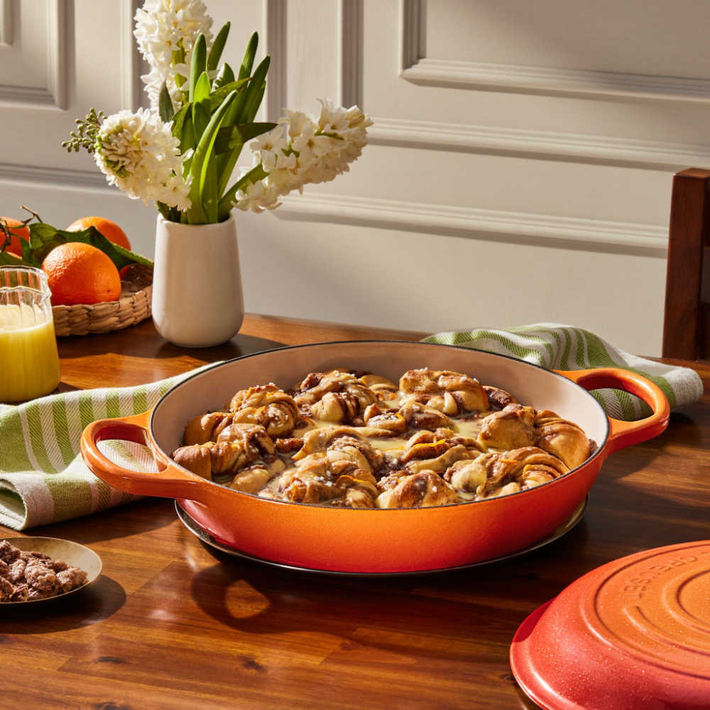 Le Creuset Braiser in Flamme Dorée | Chefs Corner Store
