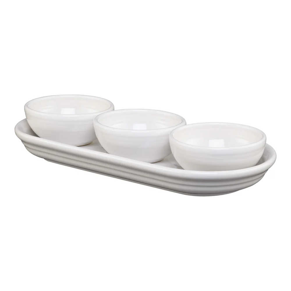 Fiesta 4-Piece Condiment Set White - Thumbnail 3