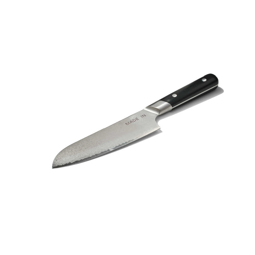 Japanese Damascus Steel Santoku - Thumbnail 3