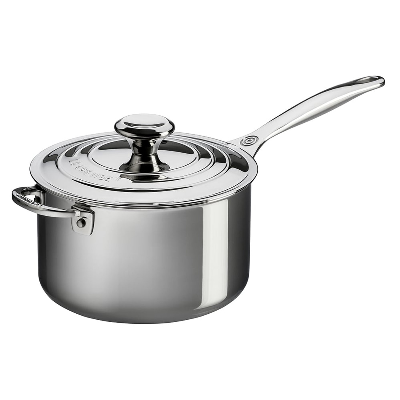 Le Creuset Classic Stainless Steel Saut Pan with Lid