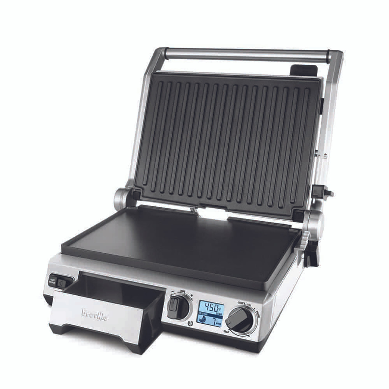  Breville BREBGR200XL Panini Grill, Silver: Electric Contact  Grills: Home & Kitchen