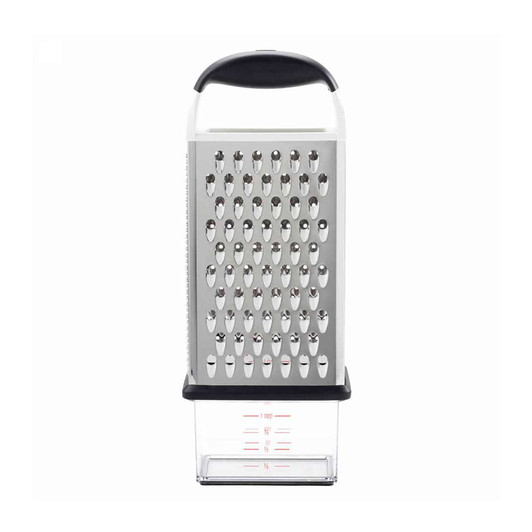 OXO Etched Box Grater With Removable Zester – Modern Quests