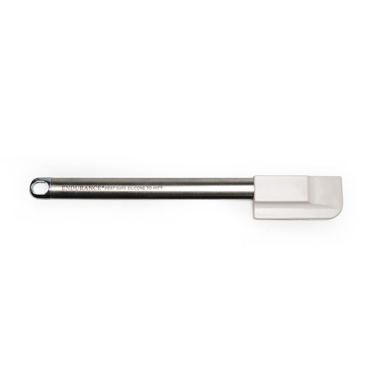 RSVP Endurance Small Silicone Spatula in White