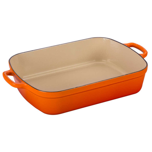 Le Creuset Cast Iron Signature Roaster in Flame