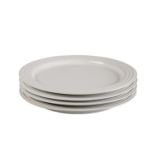 Le Creuset Dinner Plates in Oyster Chefs Corner Store