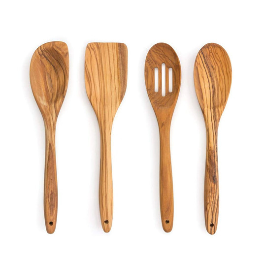 RSVP Endurance Olive Wood Utensil Set