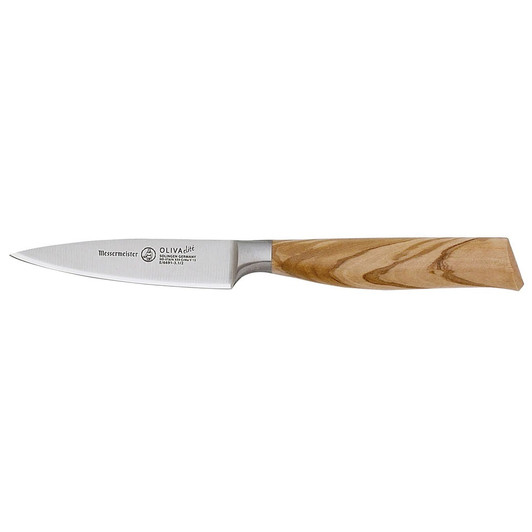 Messermeister Oliva Elite 8 Stealth Chef's Knife, Olive Wood Handle -  KnifeCenter - E/6686-8S