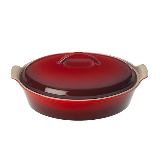 Le Creuset Heritage Oval Casserole in White