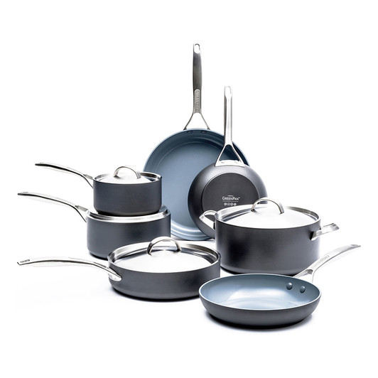 Greenpan® Valencia Ceramic Nonstick 11-Piece Cookware Set