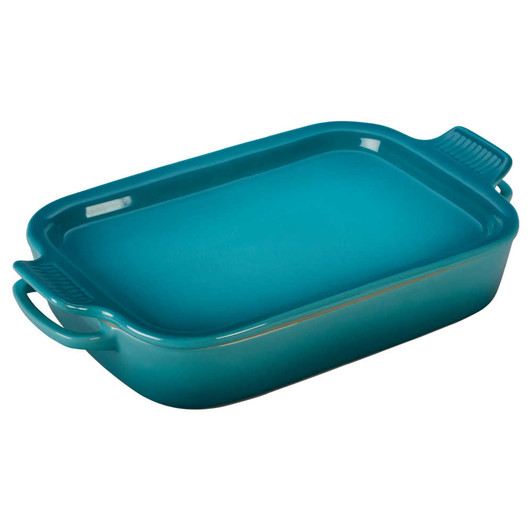 Le Creuset Rectangular Dish With Platter Lid in Oyster