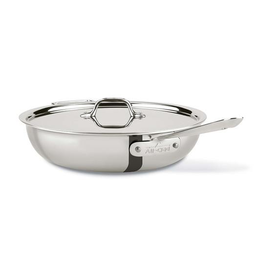 GrandTies 3 qt Full-Clad Tri-Ply Stainless Steel Sauce Pan