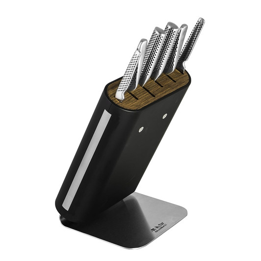 Global 10-Piece Stainless Steel Knife Block Set