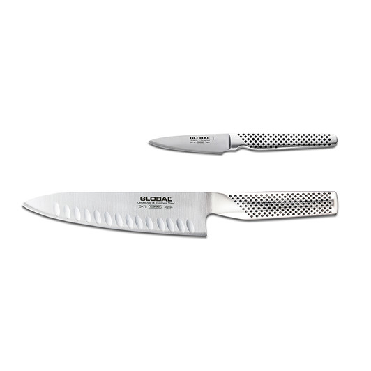 Global G-773889 Classic 30th Anniversary 3 Piece Kitchen Knife Set -  KnifeCenter - Discontinued