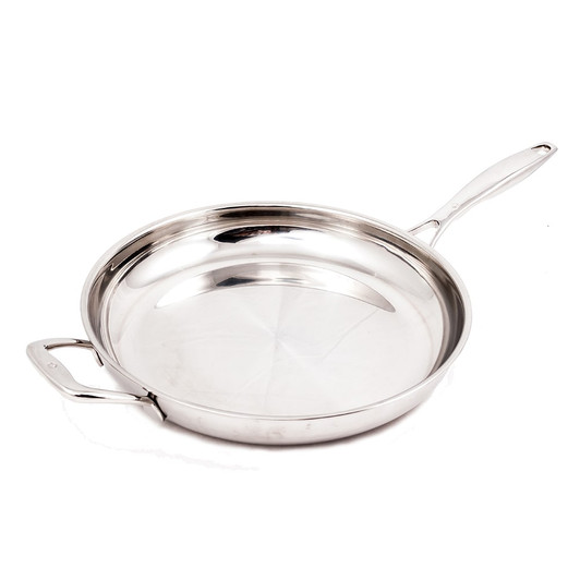 Premier 3-ply Clad Stainless Steel Kadai 24 cm - Diamond Trading Inc