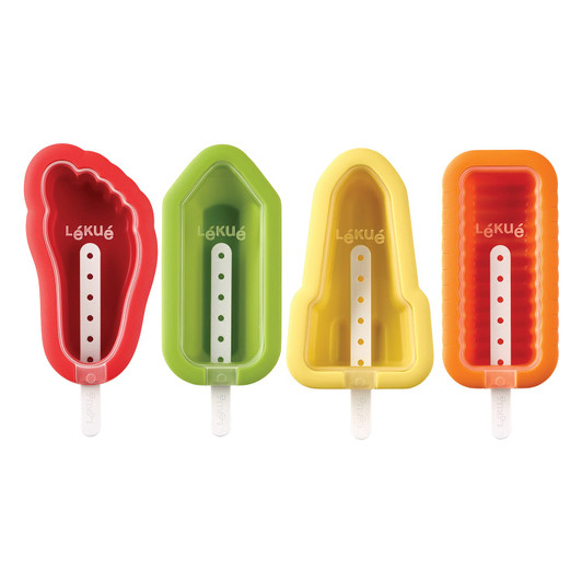 Lekue Set of 4 Stackable Popsicle Molds — Las Cosas Kitchen Shoppe