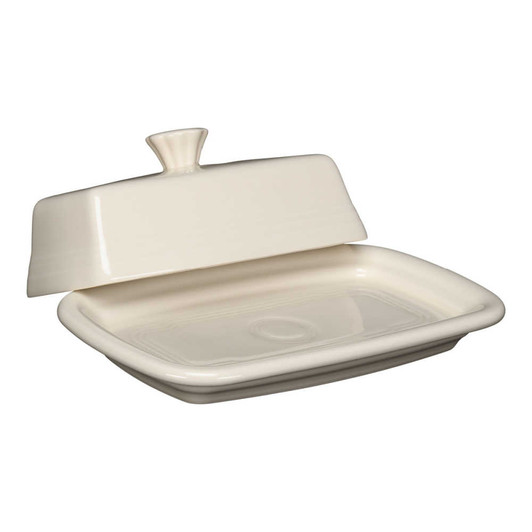 Fiesta Covered Butter Dish in Linen