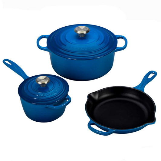 Le Creuset 5-Piece Cast Iron Cookware Set in Marseille