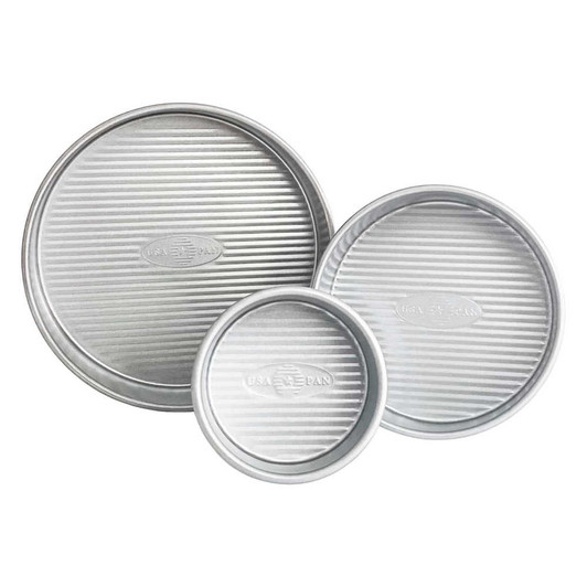 USA Pan 5-Piece Round Cake Pan Set