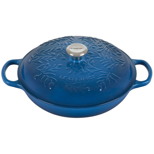 https://cdn11.bigcommerce.com/s-hccytny0od/images/stencil/532x532/products/4935/20945/Le_Creuset_Olive_Branch_Collection_Braiser_in_Marseille_1__68580.1659491132.jpg?c=2