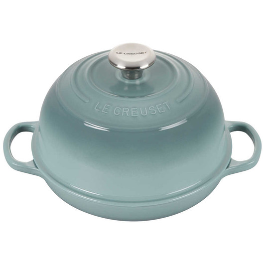 Le Creuset Cast Iron Bread Oven in Sea Salt