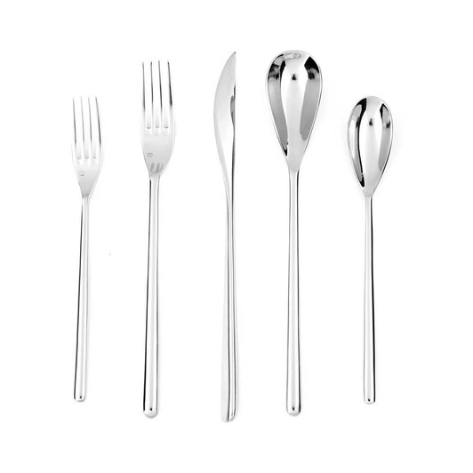 Fortessa 20-Piece Lucca Black Flatware Set