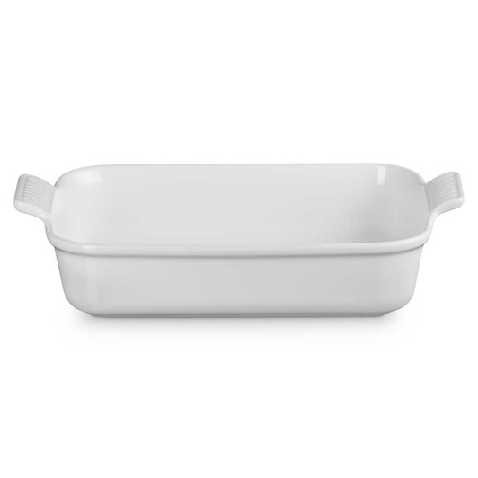 Le Creuset Heritage 3Piece Rectangular Baking Dish Set in White
