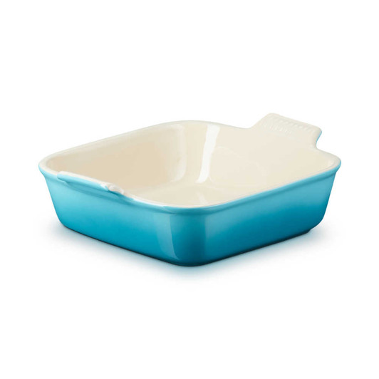 Le Creuset 3-Quart Heritage Square Dish - Caribbean Blue