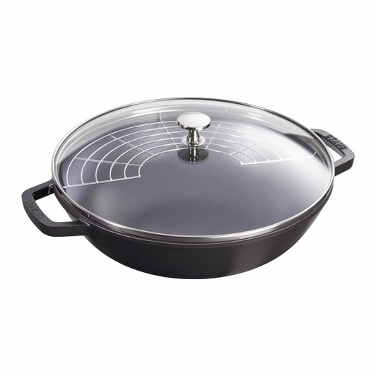Staub Cast Iron Perfect Pan in Matte Black